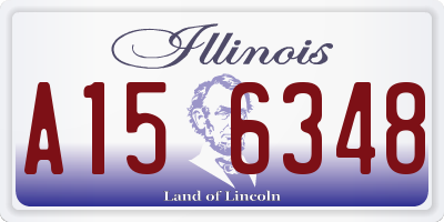 IL license plate A156348