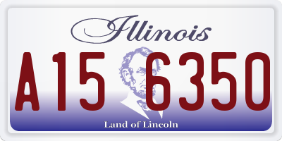 IL license plate A156350