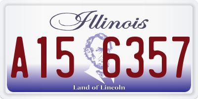 IL license plate A156357