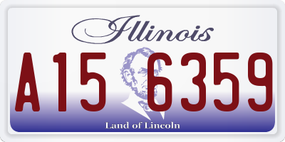 IL license plate A156359