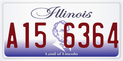 IL license plate A156364