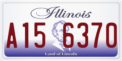 IL license plate A156370