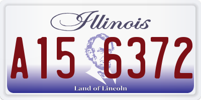 IL license plate A156372