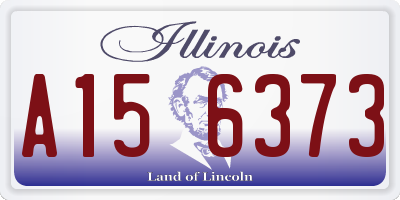 IL license plate A156373
