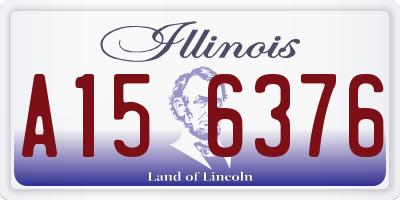IL license plate A156376