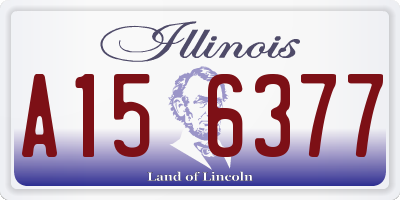 IL license plate A156377