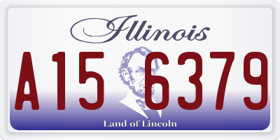 IL license plate A156379