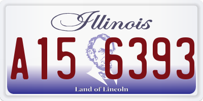 IL license plate A156393
