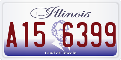 IL license plate A156399