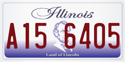 IL license plate A156405