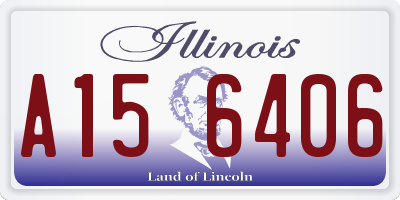 IL license plate A156406