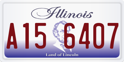 IL license plate A156407