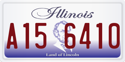 IL license plate A156410