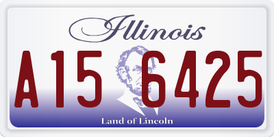 IL license plate A156425