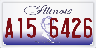 IL license plate A156426