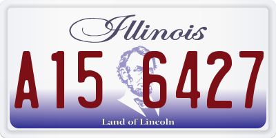 IL license plate A156427