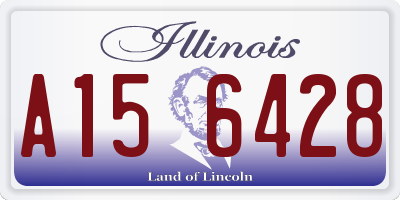 IL license plate A156428