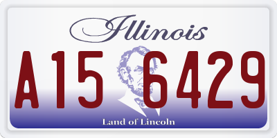 IL license plate A156429