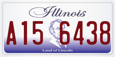 IL license plate A156438