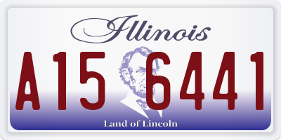 IL license plate A156441