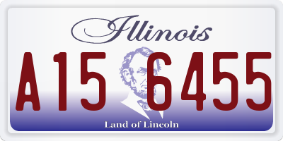 IL license plate A156455