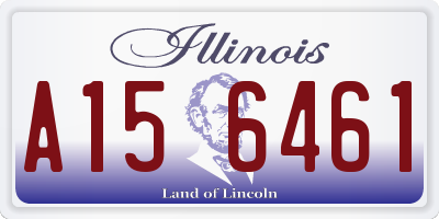 IL license plate A156461