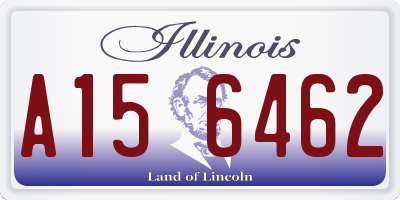 IL license plate A156462