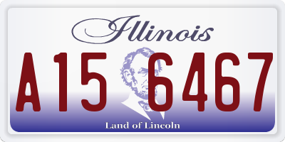 IL license plate A156467