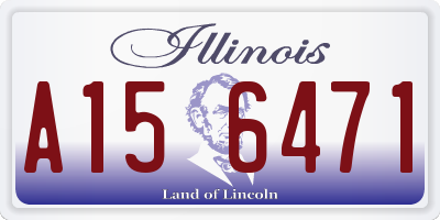 IL license plate A156471