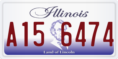 IL license plate A156474