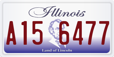 IL license plate A156477