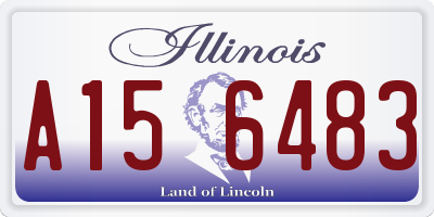 IL license plate A156483