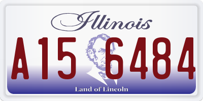 IL license plate A156484