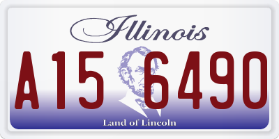 IL license plate A156490