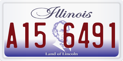 IL license plate A156491