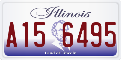 IL license plate A156495
