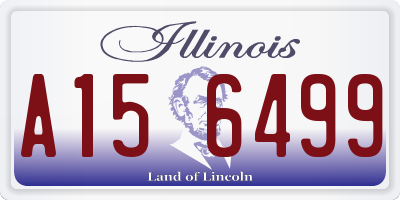 IL license plate A156499