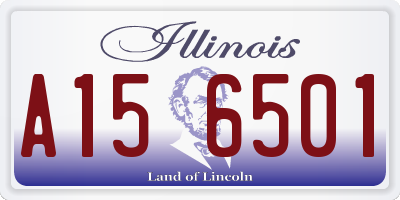 IL license plate A156501