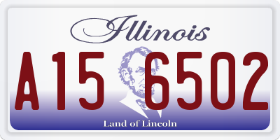 IL license plate A156502