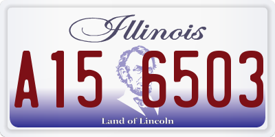 IL license plate A156503