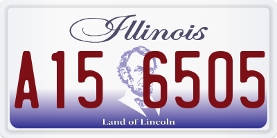 IL license plate A156505