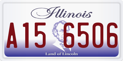 IL license plate A156506
