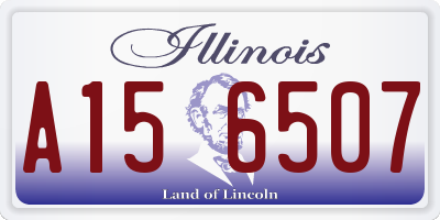 IL license plate A156507