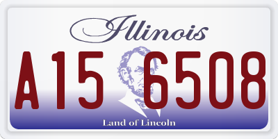 IL license plate A156508