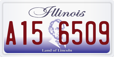 IL license plate A156509