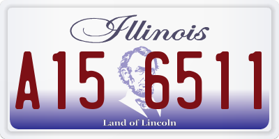IL license plate A156511