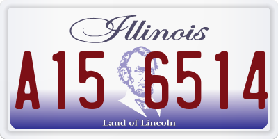 IL license plate A156514