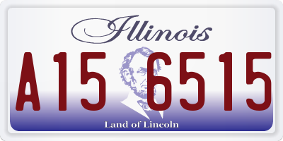 IL license plate A156515