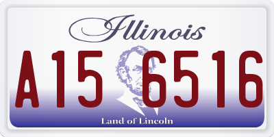 IL license plate A156516