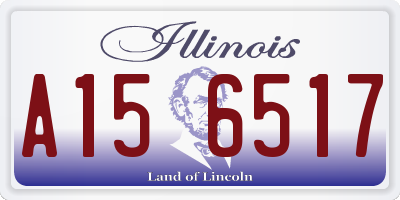 IL license plate A156517